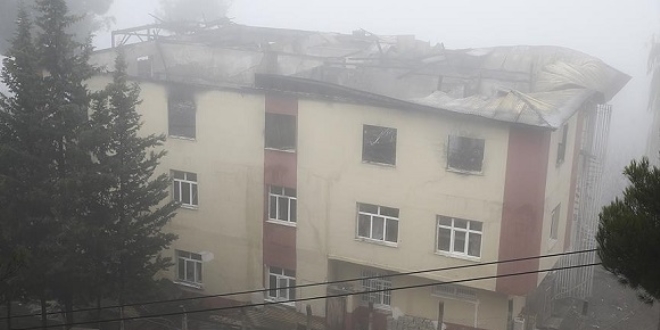 Aladağ eski Kaymakamına yurt yangını davası