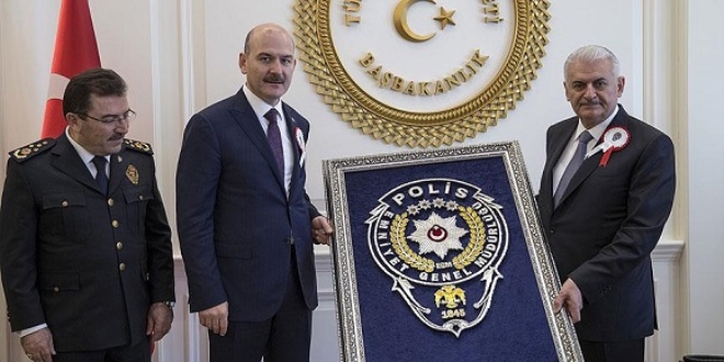Başbakan Yıldırım, Bakan Soylu ve beraberindeki heyeti kabul etti
