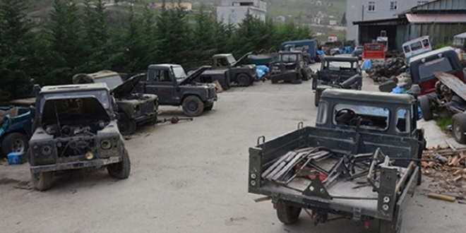 Hurda askeri araçları bakın ne hale getiriyor