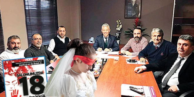Çocuk geline düğün salonları yasak