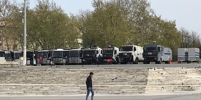 Taksim Meydan OHAL eylemi ncesi kapatld