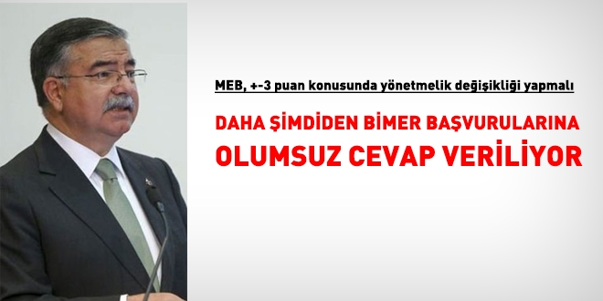 MEB, daha şimdiden BİMER başvurularına olumsuz yanıt vermeye başladı