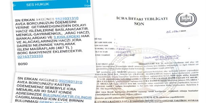 Borçları tahsil etme çabası taciz ve şantaja kadar gidiyor