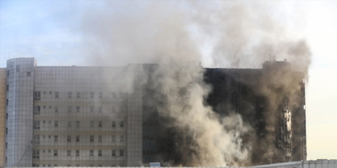 Taksim'deki hastanesi yangının sebebi belli oldu