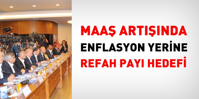 Maa artnda enflasyon yerine refah pay hedefi olmal