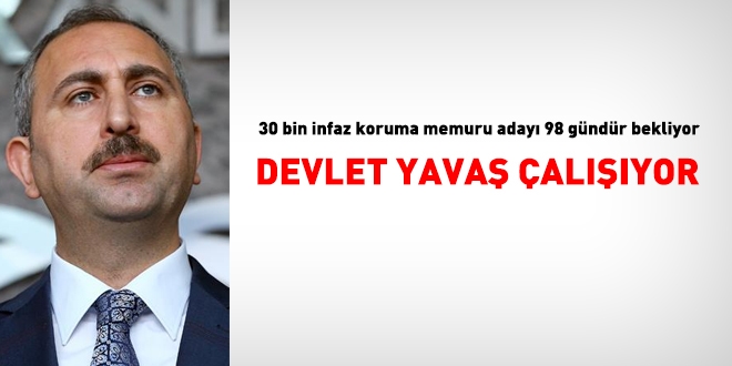 30 bin infaz koruma memuru adayı 98 gündür bekliyor