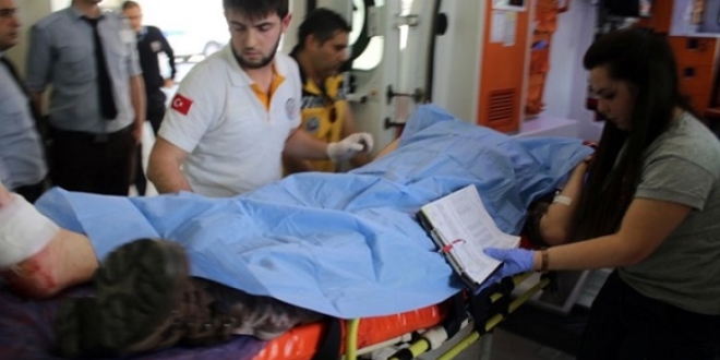 Belindeki silah ateş alan polis yaralandı