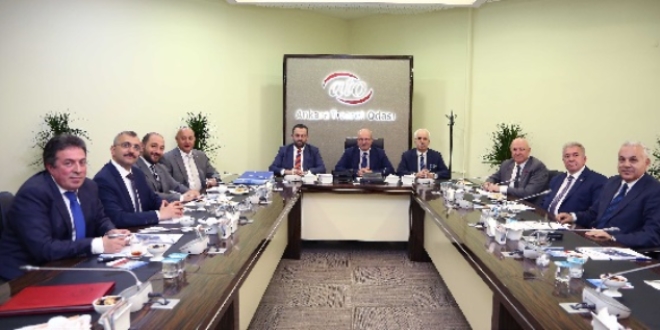 ATO'da görev dağılımı yapıldı