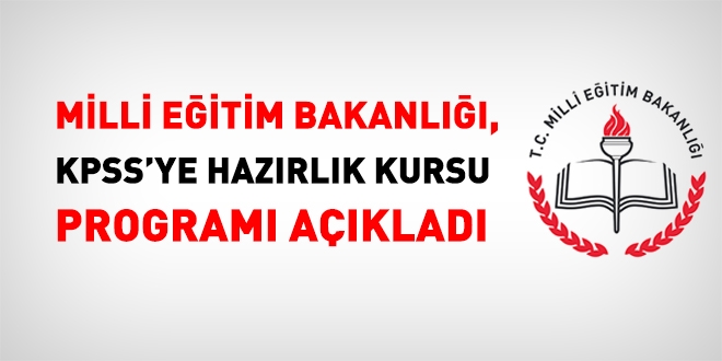 MEB, KPSS'ye hazırlık kurs programları hazırladı
