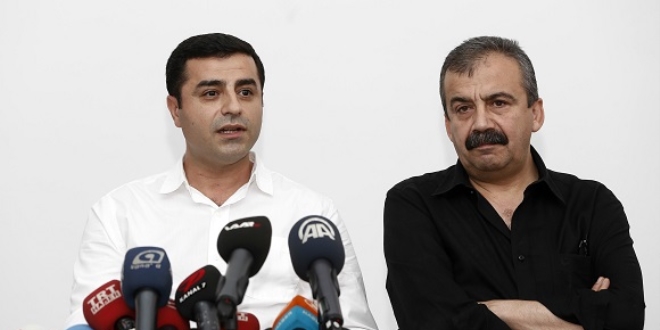 Demirtaş ve Önder için 5 yıl ceza talebi