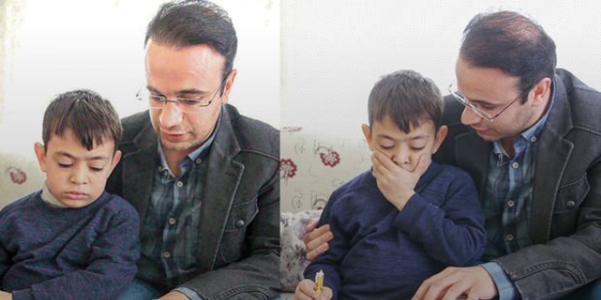 Diyalize giren öğrencisine evinde ders verdi