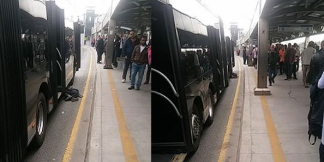 Metrobüs durağında feci kazada Suriyeli çocuk öldü