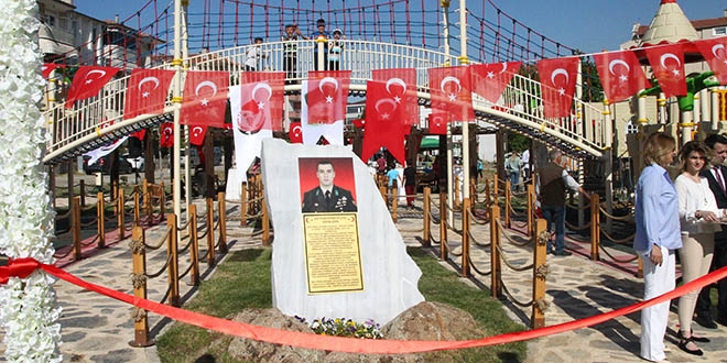 Şehidin adı çocuk parkında yaşayacak