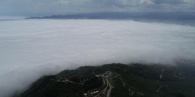Ordu'da hava ulaşımına sis engeli