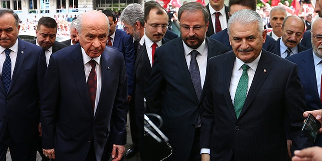 Başbakan: Ortak adayımız Cumhurbaşkanımız için başvurumuzu yaptık