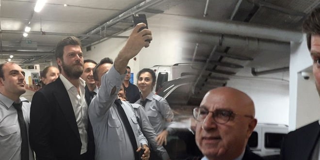 Adliyede star ile selfie kuyruğu