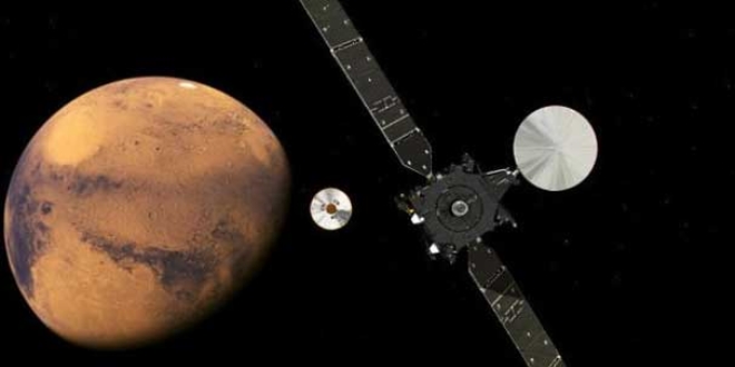 NASA'nn insansz uzay arac Mars'a doru yola kt