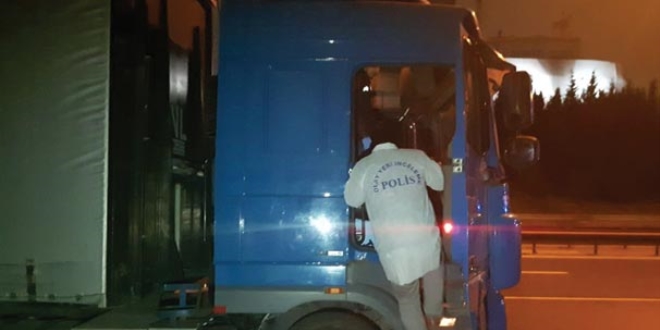 TIR'ı gören polisi aradı!