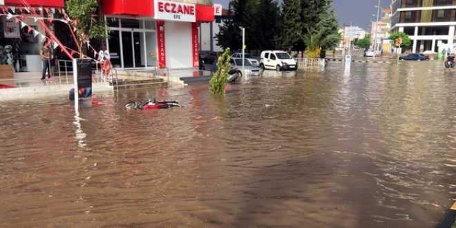 Krehir'de dolu ya hayat olumsuz etkiledi