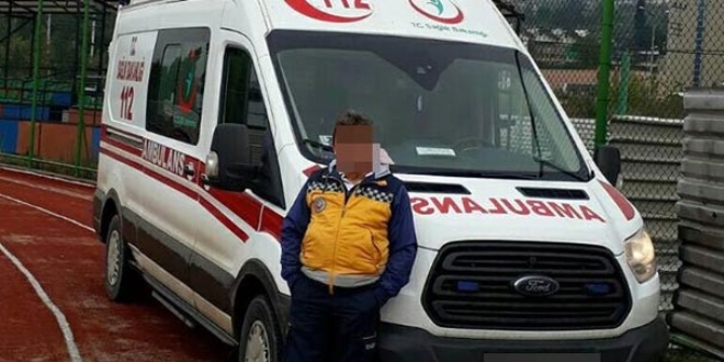 Ambulansta gizli çekim skandalı
