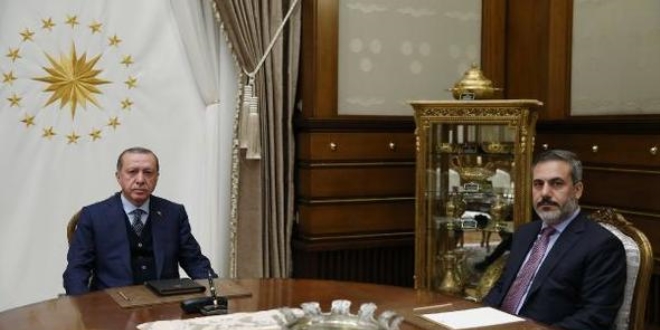 Erdoğan, MİT Müsteşarı Fidan'ı kabul etti