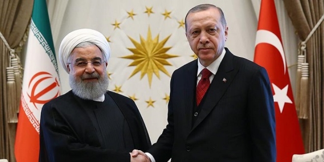 Erdoğan ile Ruhani Trump'ın İran kararını görüştü