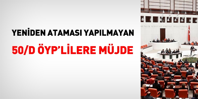Yeniden ataması yapılmayan ÖYP araştırma görevlilerine müjde