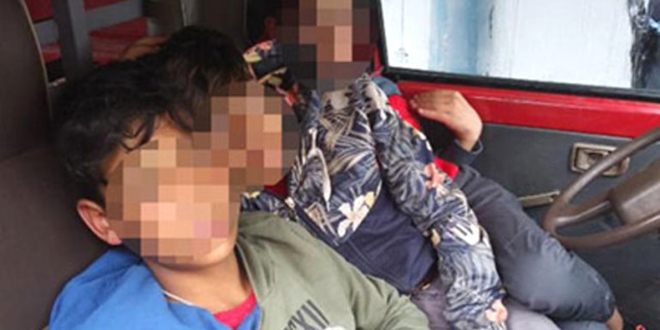 Otobüs çalan çocuklar bu sefer de minibüs çaldı!