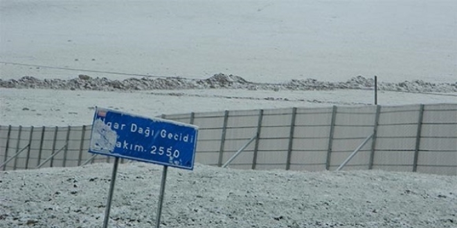 Posof'a Mayıs ayında kar yağdı