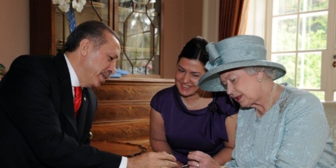 Erdoğan Buckhingham Sarayı'nda Kraliçe ile görüştü
