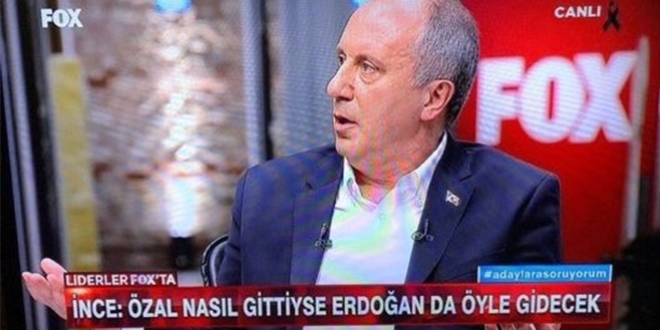 Muharrem İnce'nin, Erdoğan sözleri tartışma çıkardı