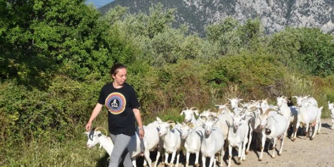 Nişantaşı kızı çoban oldu