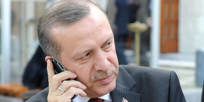 Erdoan, Birlemi Milletler Genel Sekreteri ile telefonda grt