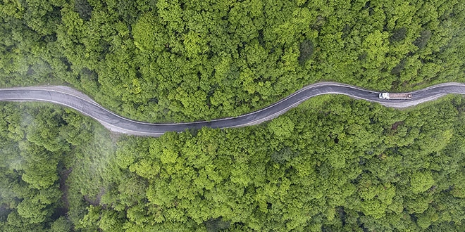 Kastamonu'da maviyle yeşilin buluştuğu zorlu güzergah