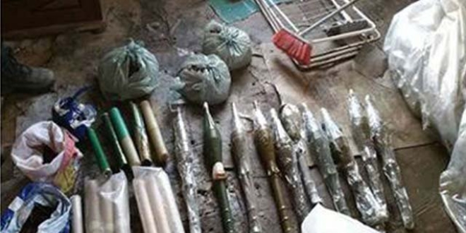 Hakkari'de terör örgütüne ait mühimmat ele geçirildi