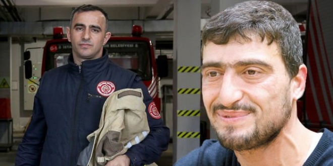 Her gün şehit itfaiye eri Taner Çebi mezarına gidiyor