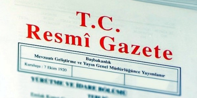 7144 sayl Kanun, Resmi Gazetede yaymland