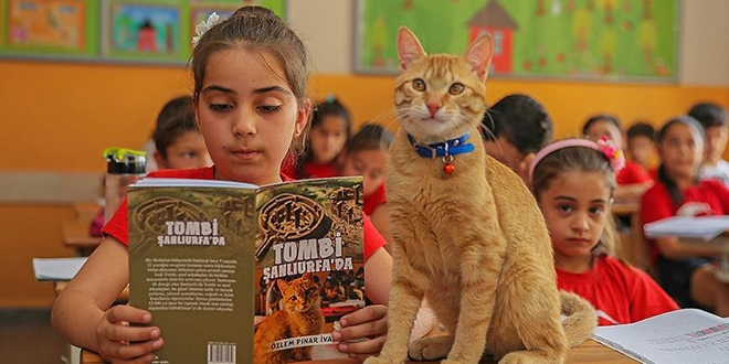 Öğrencilerin sevgilisi 'Tombi' kitap kahramanı oldu