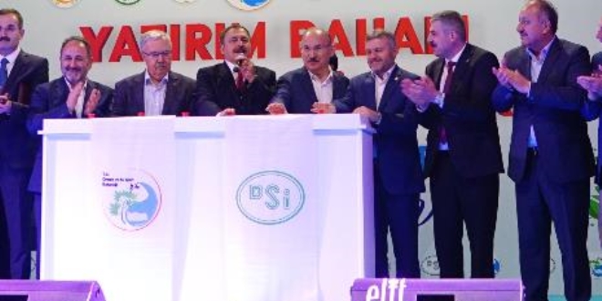 188 milyon TL deerindeki 6 tesisin temeli, sahur vakti atld