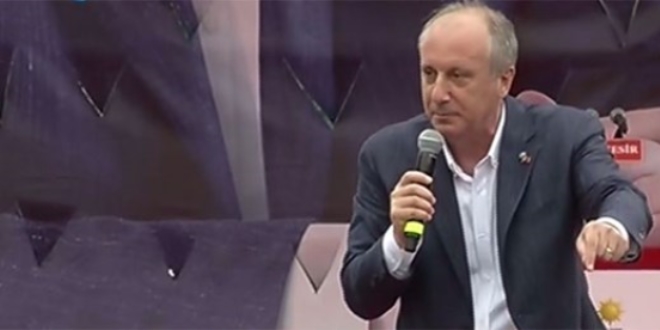 Muharrem İnce'den, Erdoğan'a 'kukla' yanıtı