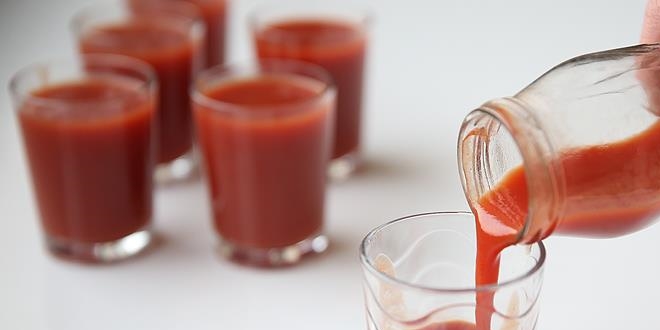 Domates suyu, 8 saat süreyle tokluk hissi veriyor