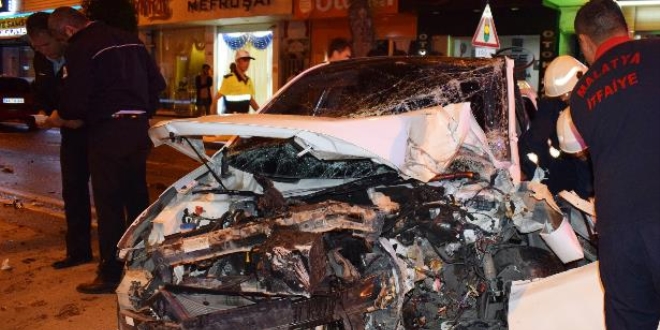 Malatya'da feci kaza: 1 ölü