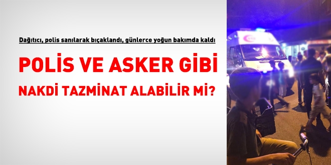Polis sanılarak bıçaklanan PTT dağıtıcısı, nakdi tazminat alabilir mi?