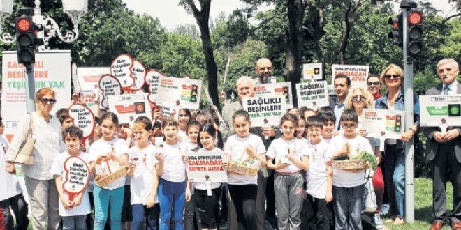 Paketli gıdalar için trafik ışığı modeli