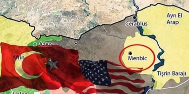 Menbiç düğümü çözülüyor