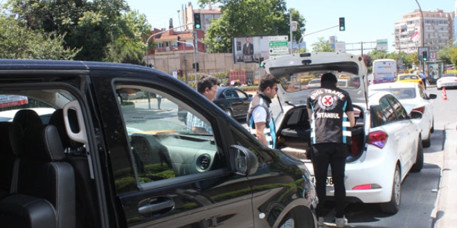 Ekiplerin UBER araçlarına yönelik denetimleri devam ediyor