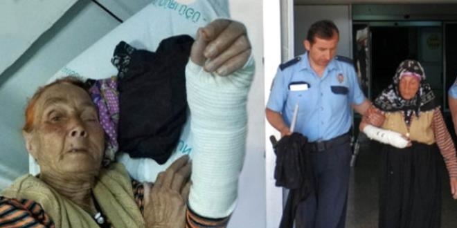 'Dilenmiyor' diye yaşlı kadını döven oğul ve gelin serbest bırakıldı