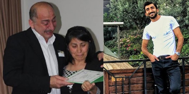 Ölen oğullarının mimarlık diplomasını ağlayarak aldılar