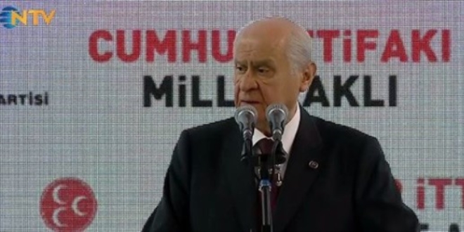 Devlet Bahçeli'den İnce'ye apolet yanıtı