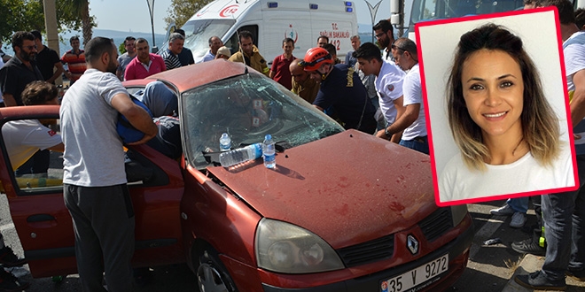Trafik kazası geçiren öğretmen hayatını kaybetti